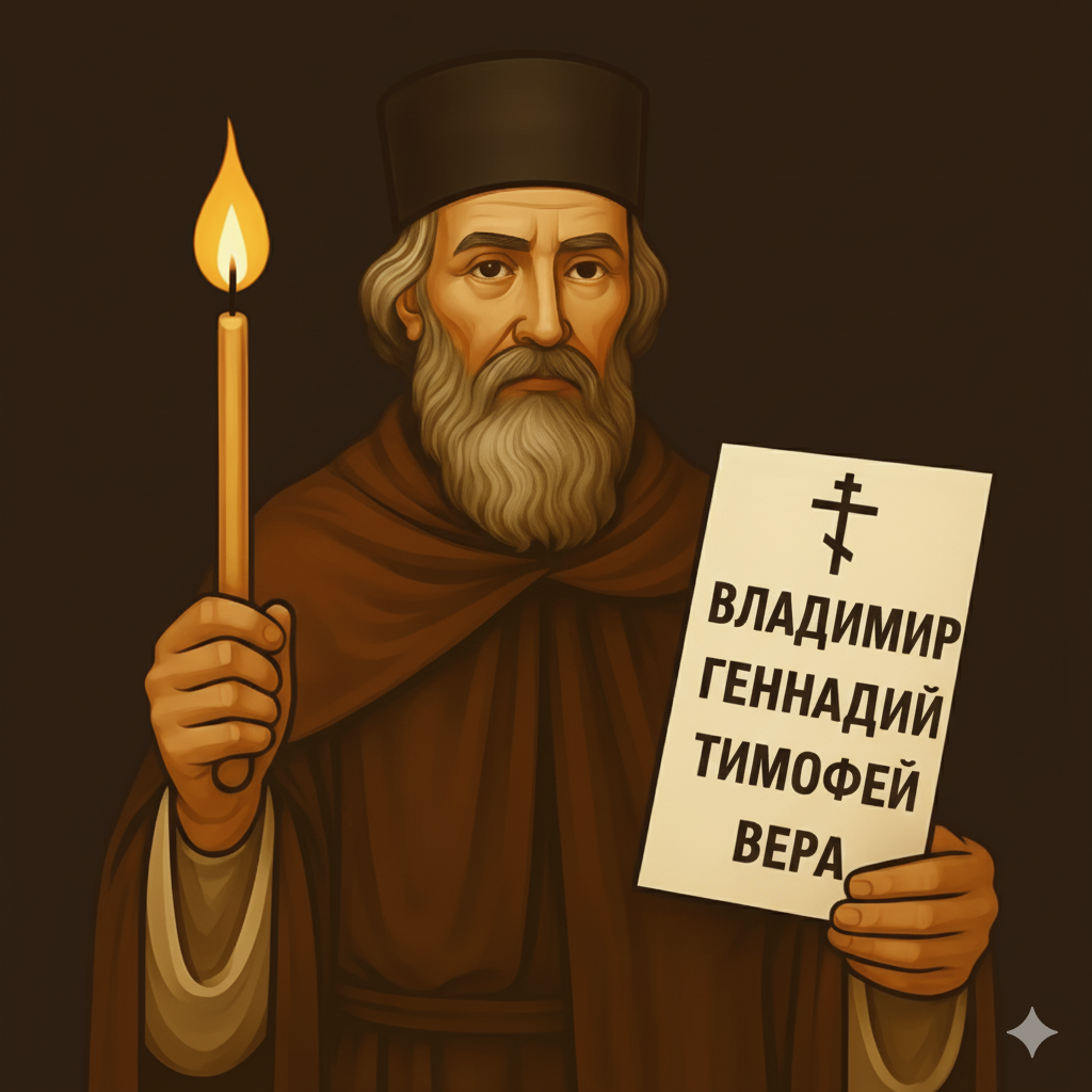 Подать записку в храм онлайн